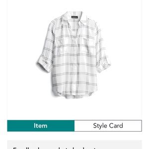 Fortune & Ivy Christelle Button Down Blouse